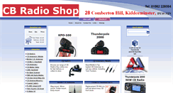 Desktop Screenshot of cbradioshop.co.uk